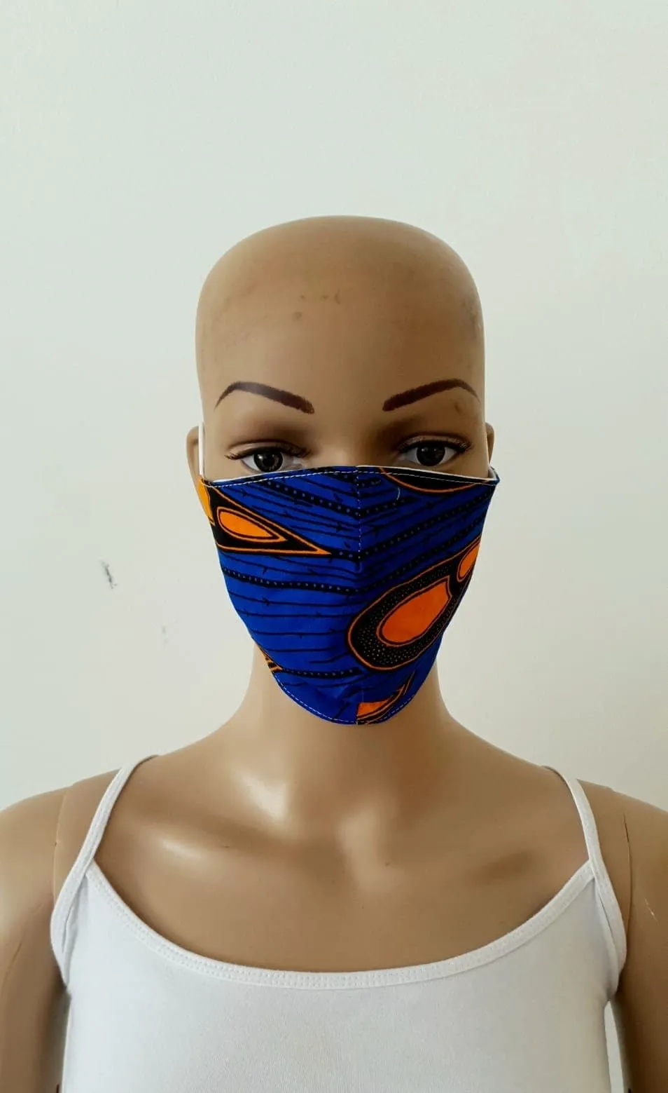 African Print Face Mask | Ankara Fabric Print Face Masks - Amara