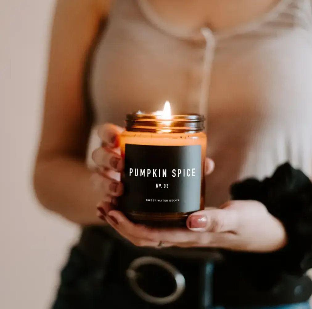 Amber Pumpkin Spice Soy Candle