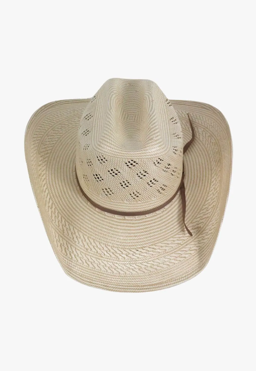 American Hat Tuff Cooper Straw Hat RC Crown