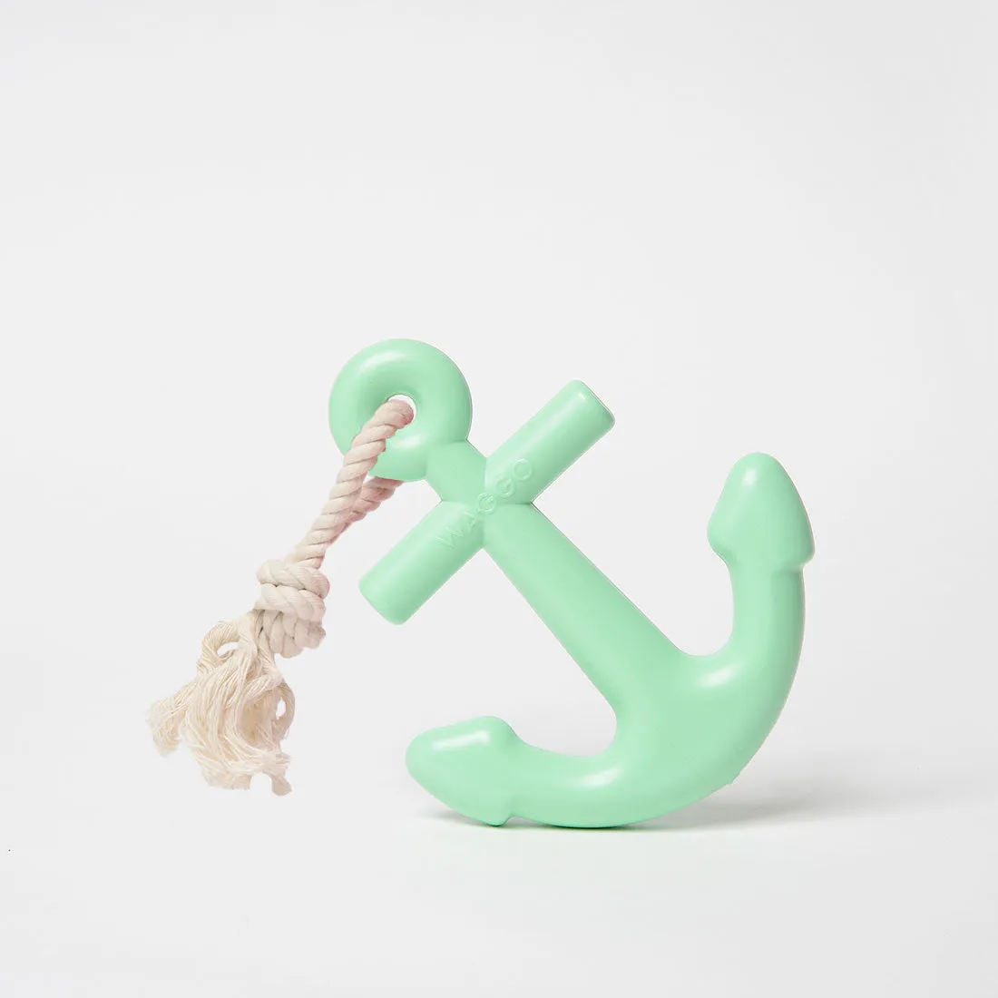 Anchors Aweigh Rubber Dog Toy by Waggo