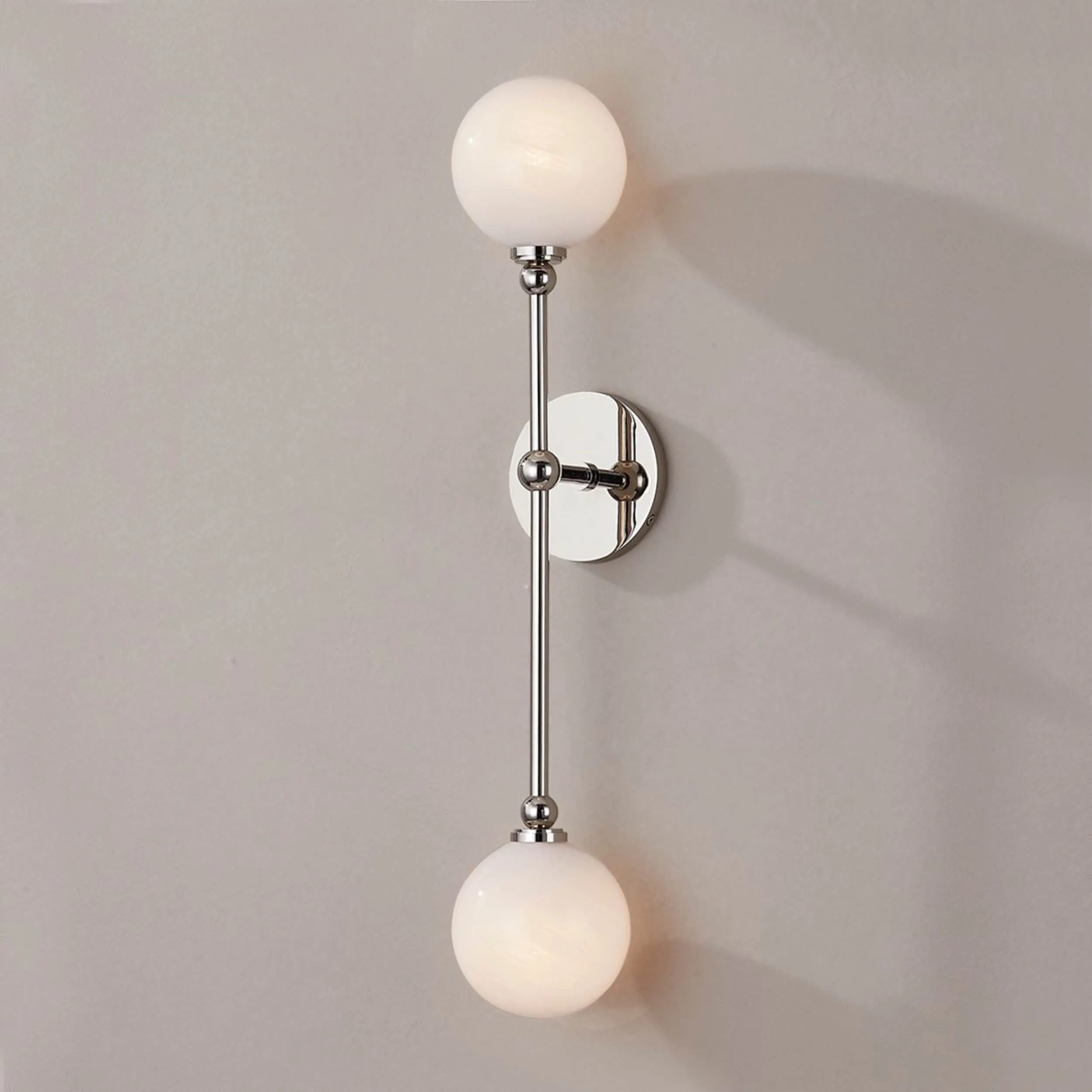 Andrews Sconce, Polished Nickel