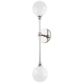 Andrews Sconce, Polished Nickel