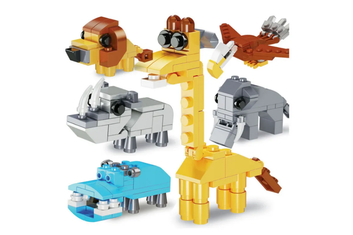 Animal Themed Building Blocks Toy