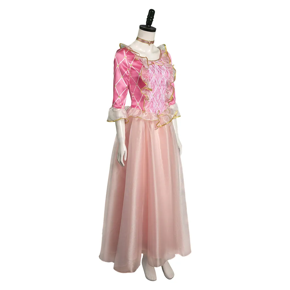 Anneliese Barbie Femme Robe Longueur Cosplay Costume