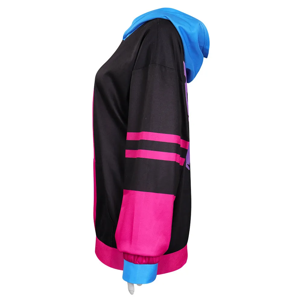 Arcane: League of Legends Jinx Sweat-shirt Cosplay Costume - Cossky