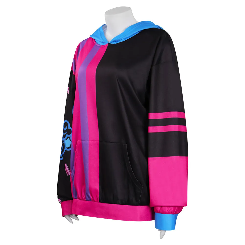 Arcane: League of Legends Jinx Sweat-shirt Cosplay Costume - Cossky