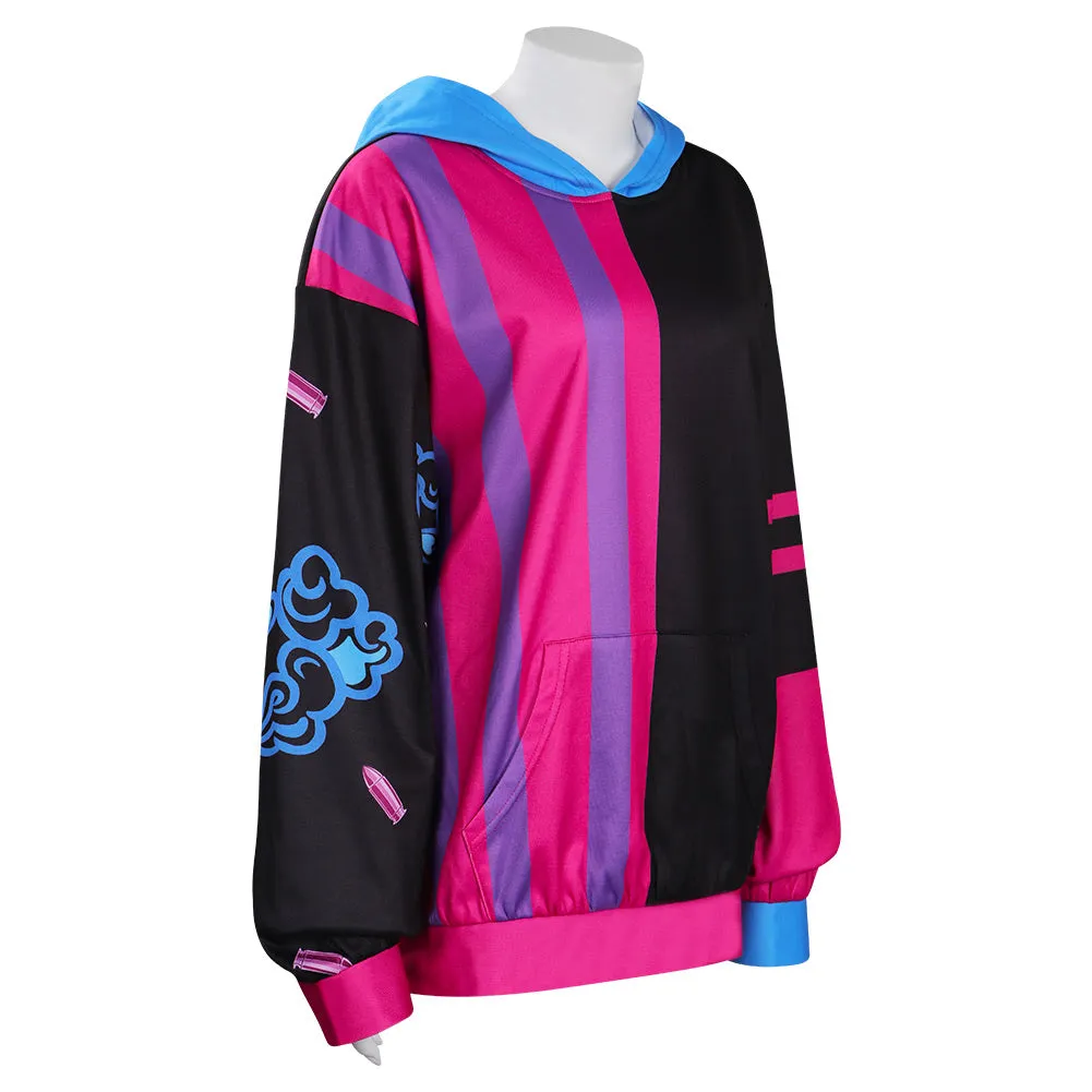 Arcane: League of Legends Jinx Sweat-shirt Cosplay Costume - Cossky