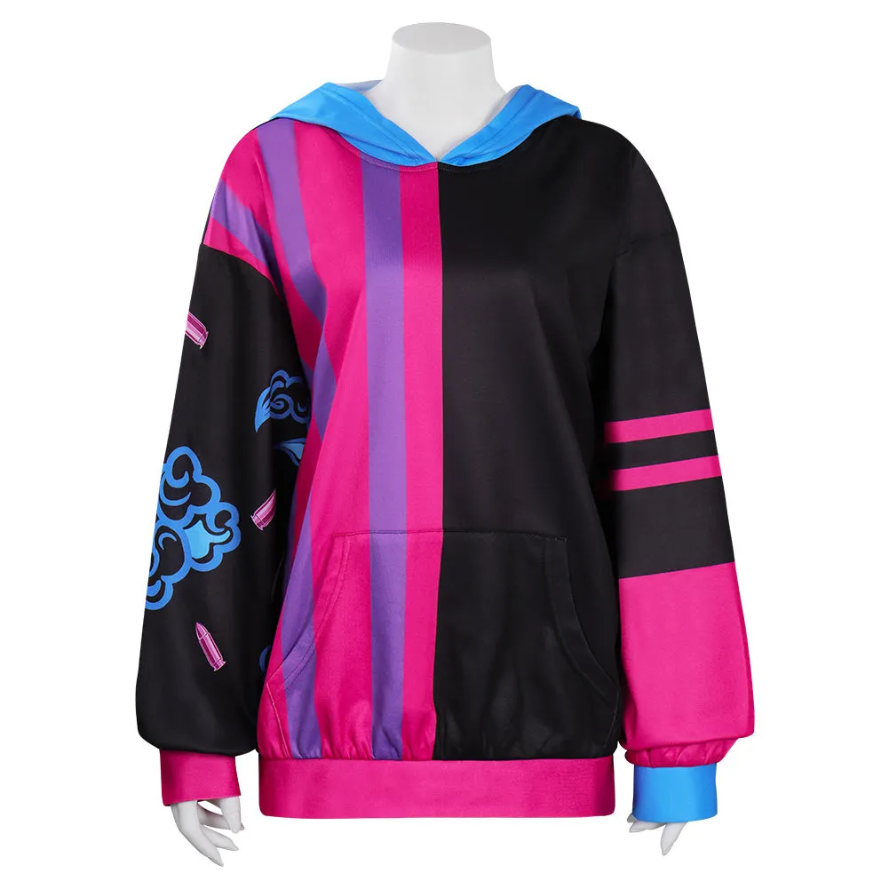 Arcane: League of Legends Jinx Sweat-shirt Cosplay Costume - Cossky