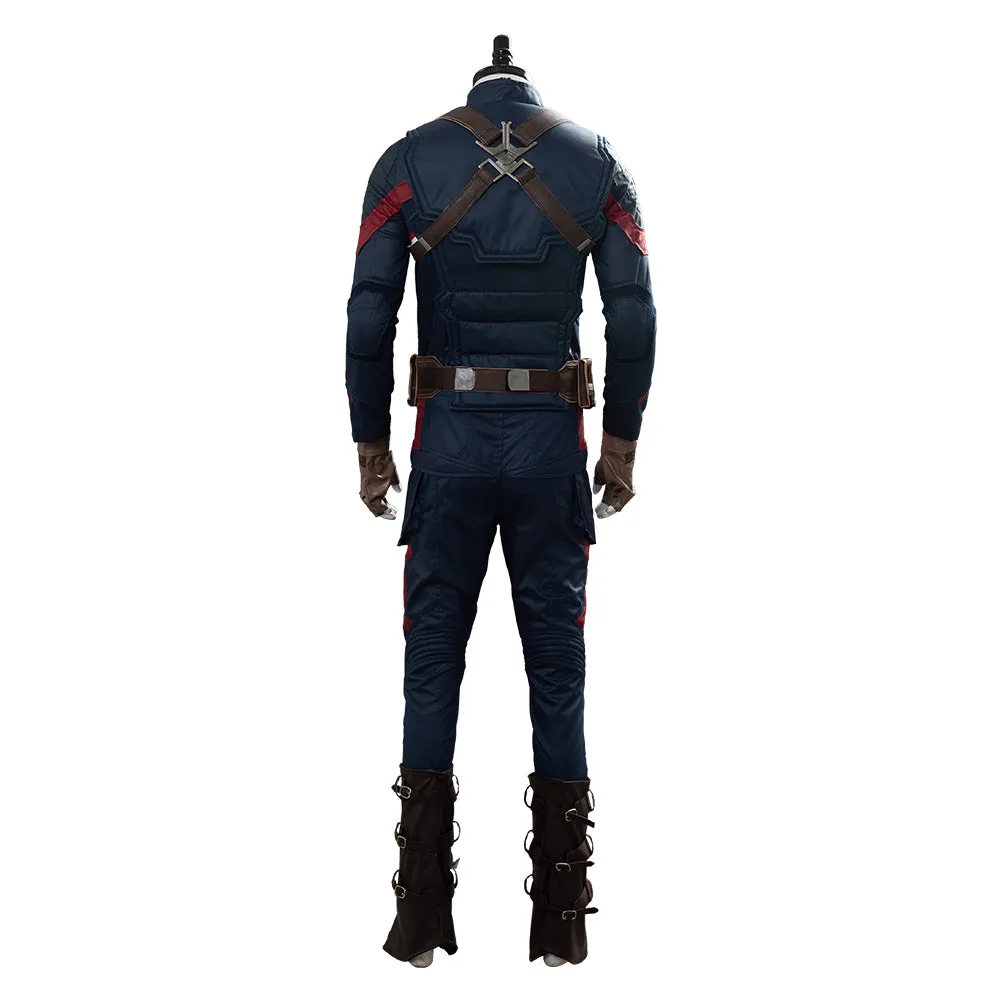 Avengers 4 Endgame Captain America Steve Rogers Cosplay Costume