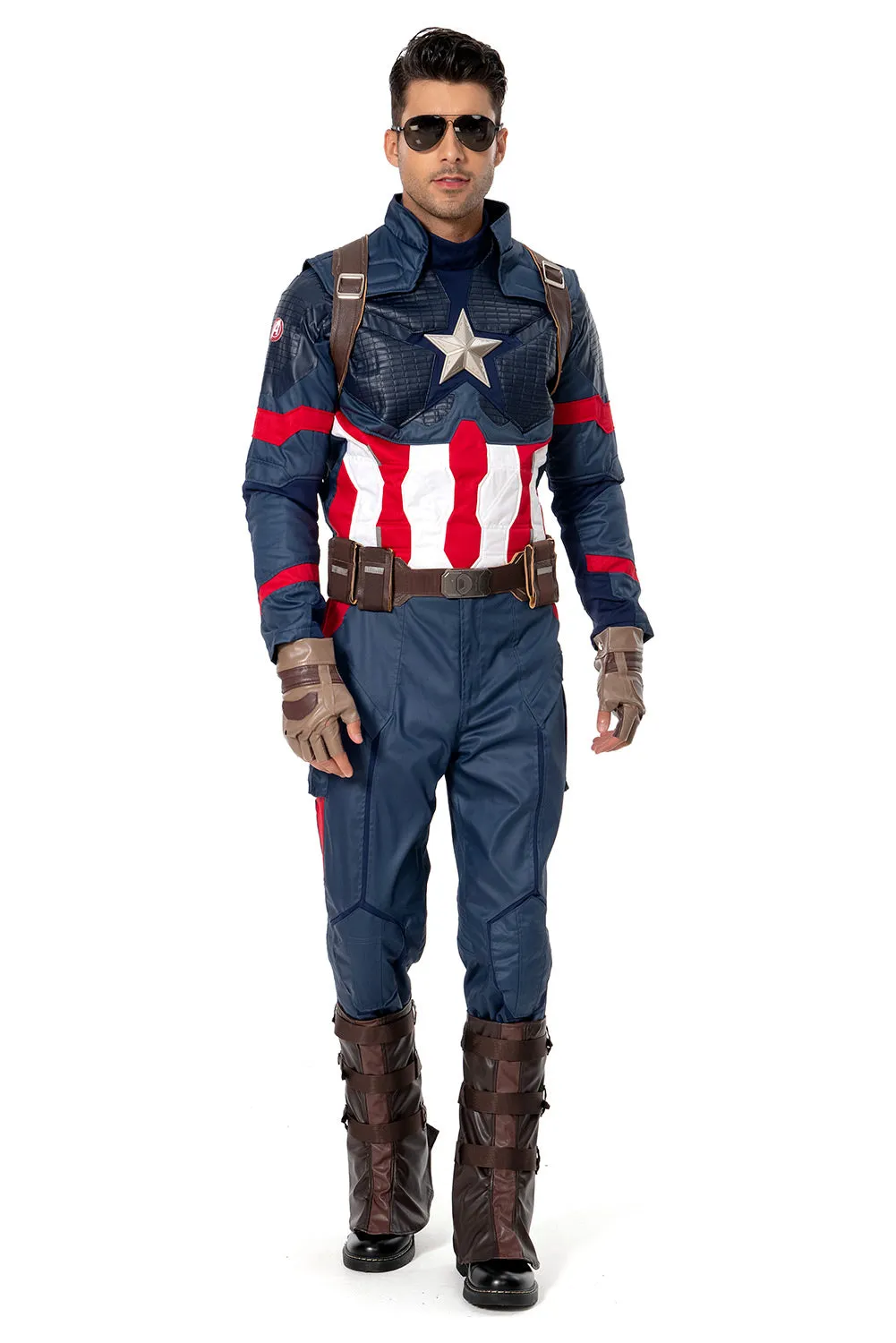 Avengers 4 Endgame Captain America Steve Rogers Cosplay Costume