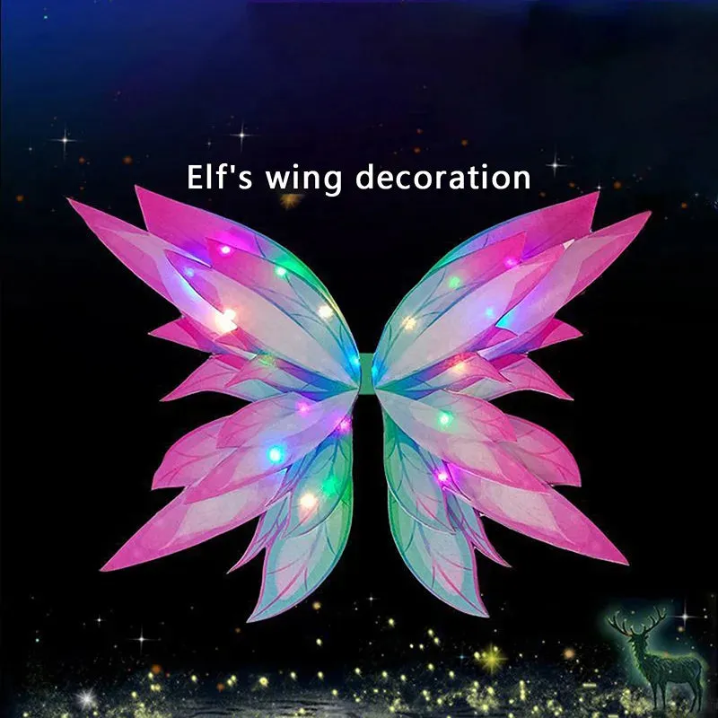 Baby Girls Luminous LED Butterfly Skirt Costume Set