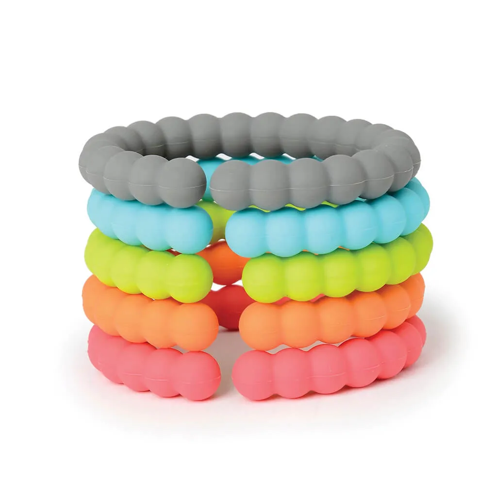 Baby Silicone Links Rainbow