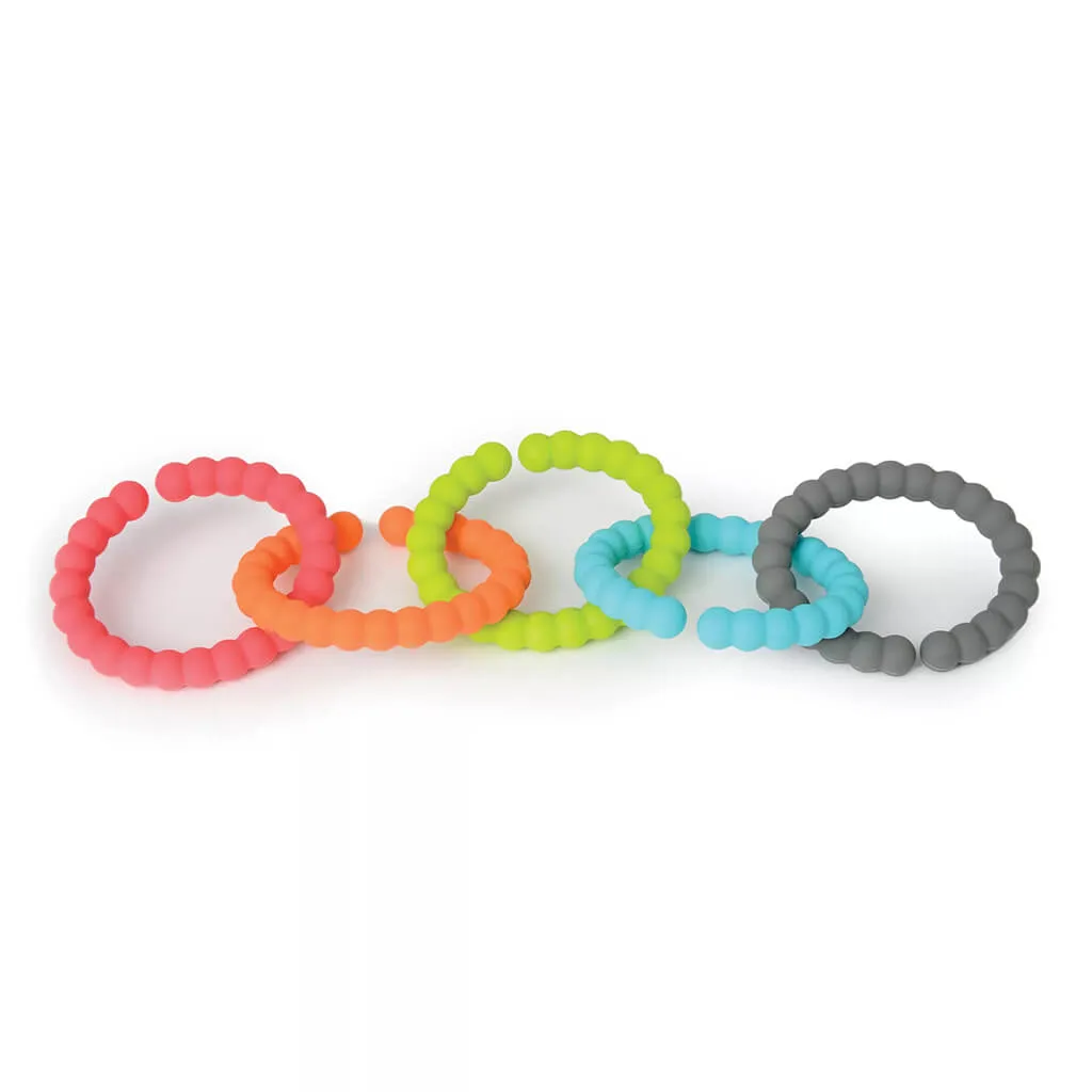 Baby Silicone Links Rainbow