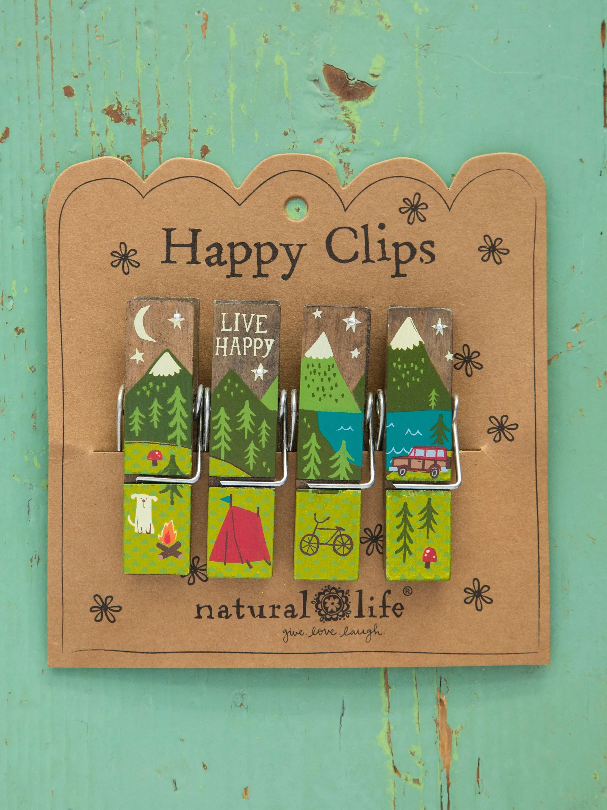 Bag Clips, Set of 4 - Live Happy Camper