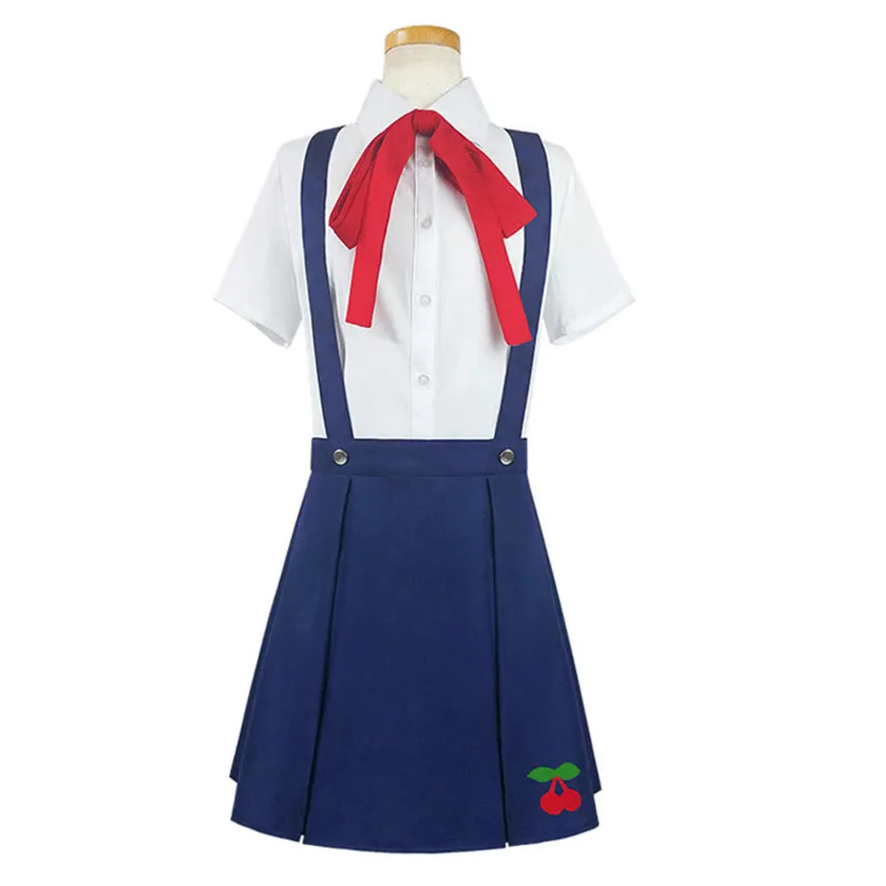 Bakemonogatari Mayoi Hachikuji JK Uniforme Carnival Cosplay Costume