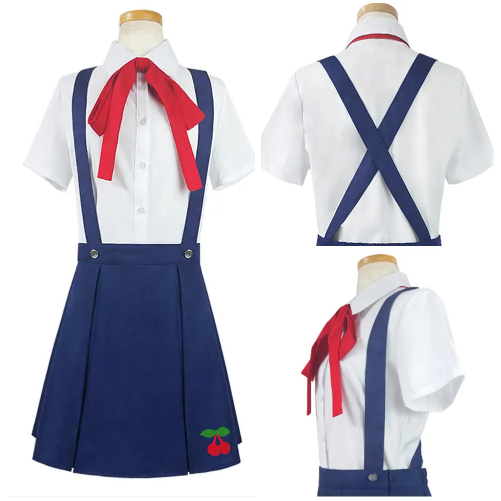 Bakemonogatari Mayoi Hachikuji JK Uniforme Carnival Cosplay Costume