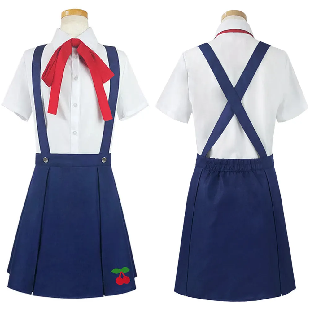 Bakemonogatari Mayoi Hachikuji JK Uniforme Carnival Cosplay Costume