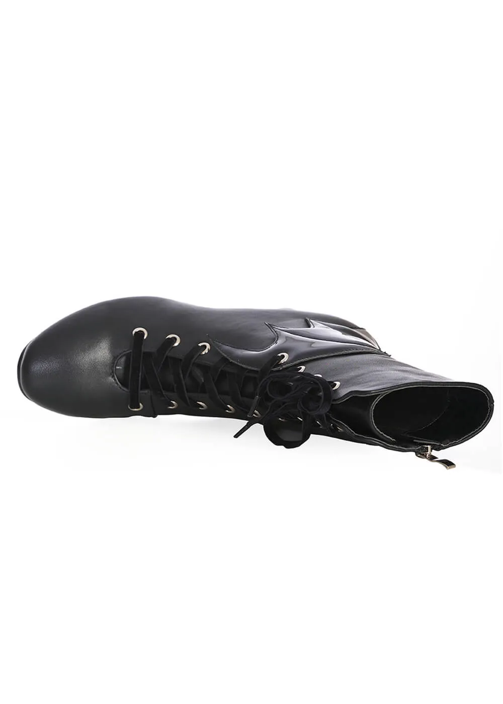 Banned Dreamcatcher 40's Bat Boots Black