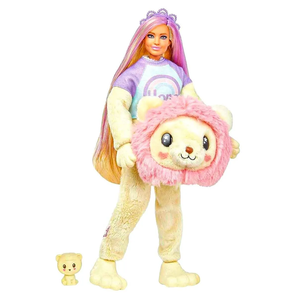 Barbie Cutie Reveal Cute Tees Doll Bashful Lion