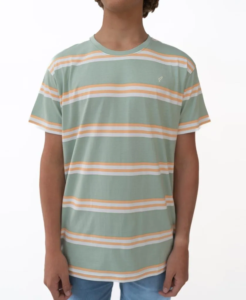 Bay Stripe Tee | Sage