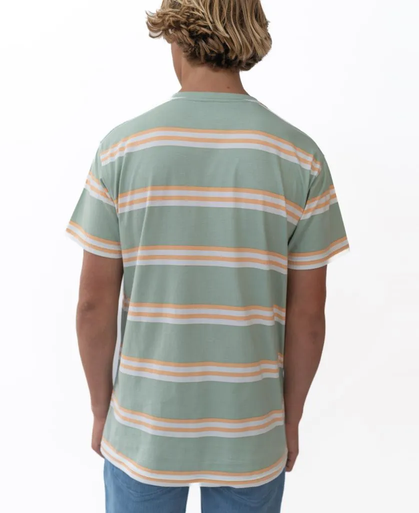 Bay Stripe Tee | Sage