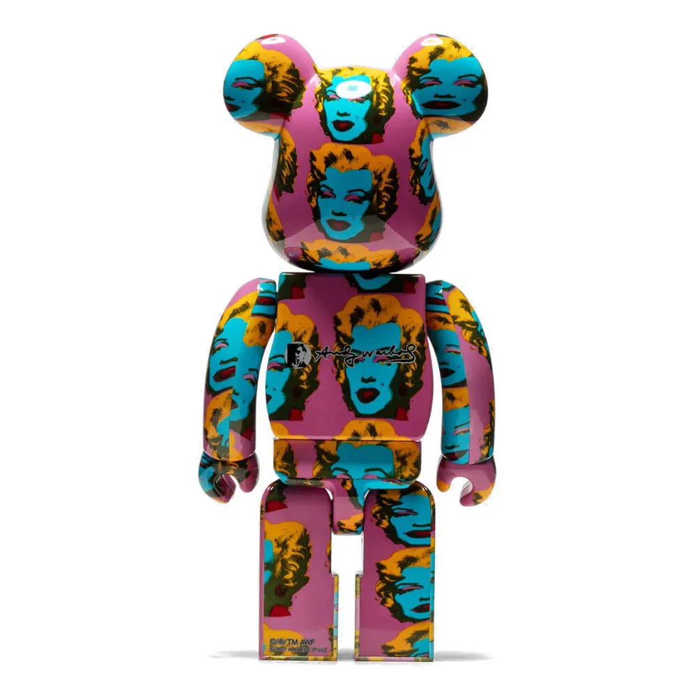 BEARBRICK 1000% ANDY WARHOL MARILYN MONROE #2