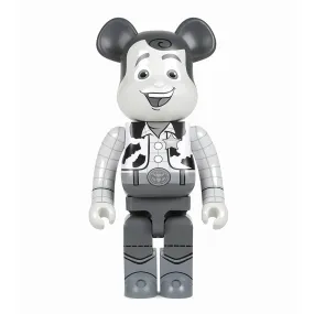 BEARBRICK 1000% TOY STORY WOODY BLACK AND WHITE