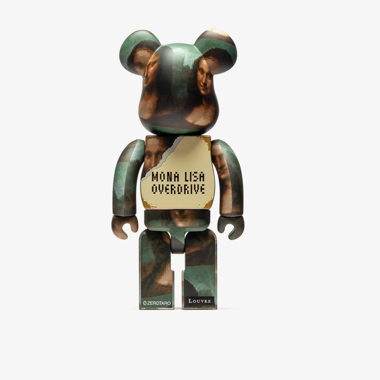 BEARBRICK 1000% ZEROTARO MONA LISA OVERDRIVE