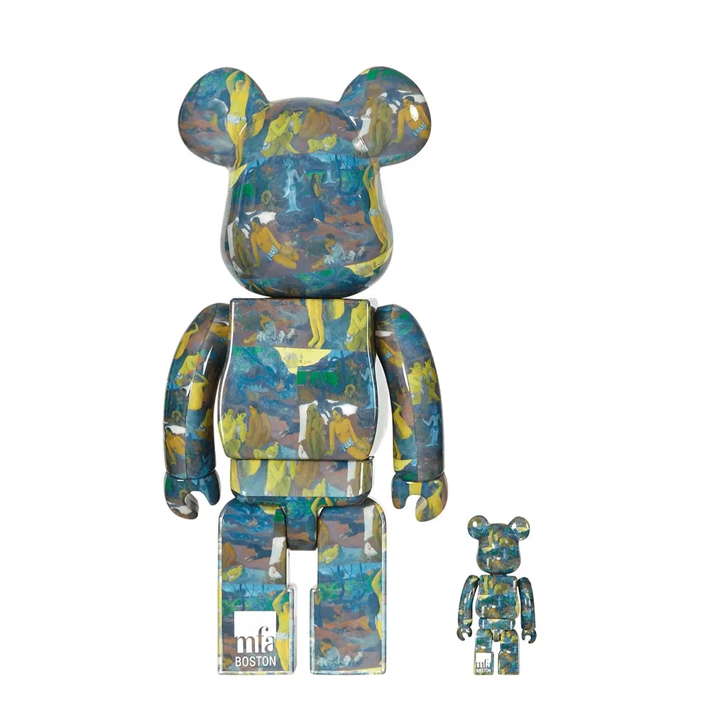 BEARBRICK 400% GAUGUIN WHERE DO WE COME FROM? WHAT ARE WE? WHERE ARE WE GOING? 2-PACK