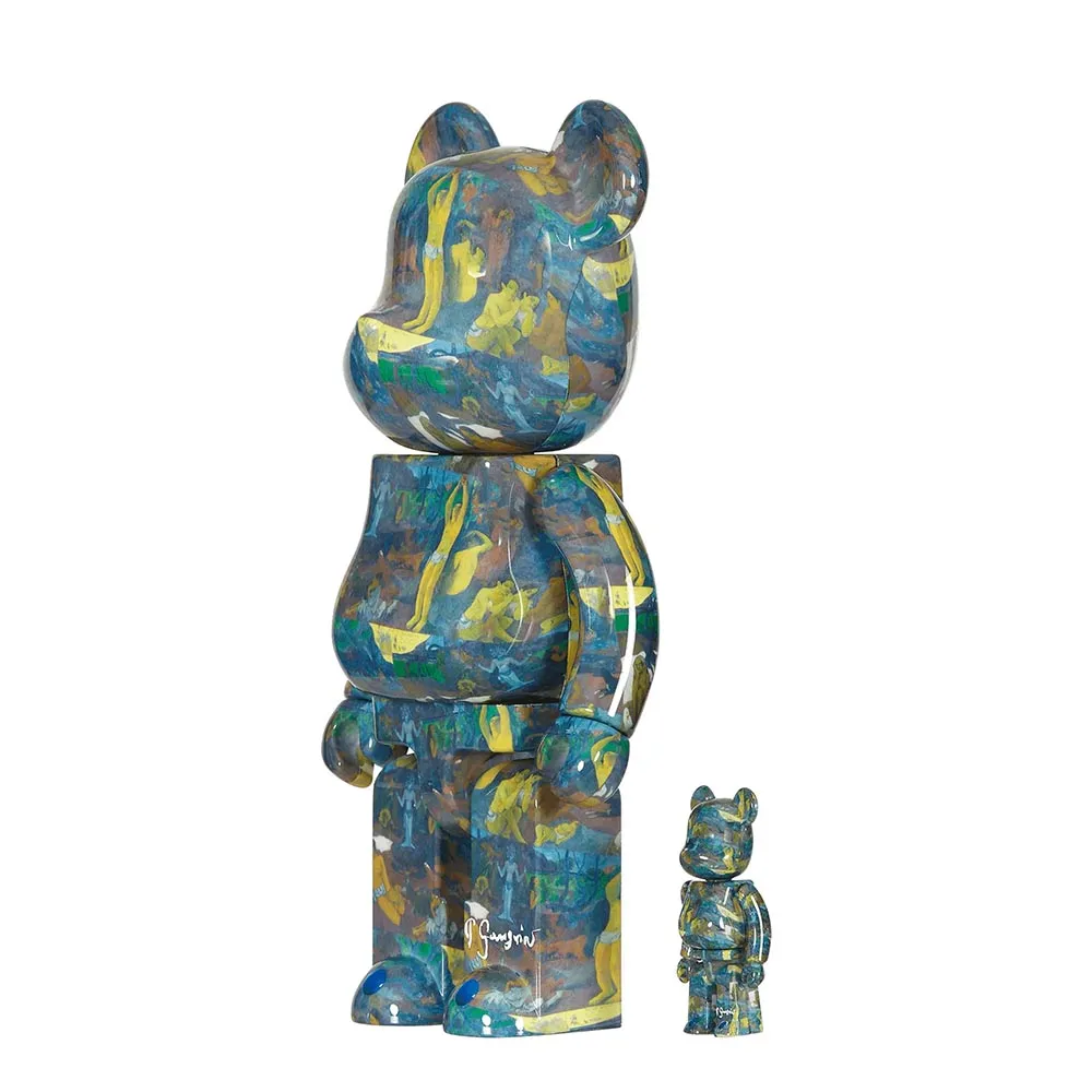 BEARBRICK 400% GAUGUIN WHERE DO WE COME FROM? WHAT ARE WE? WHERE ARE WE GOING? 2-PACK