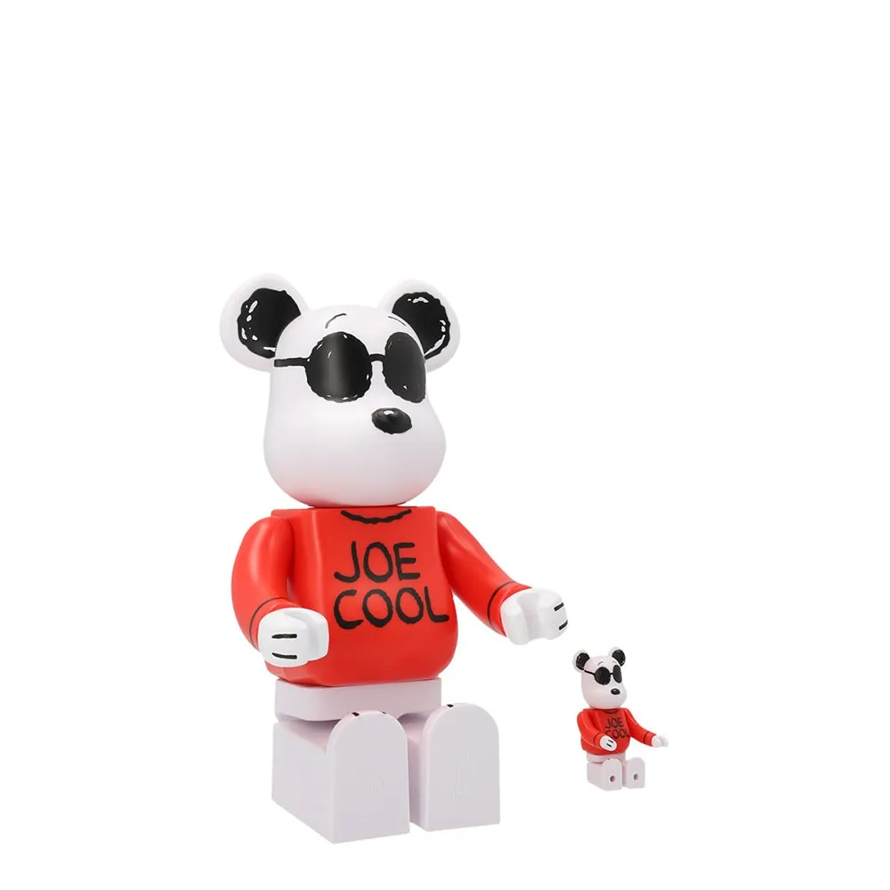 BEARBRICK 400% PEANUTS JOE COOL 2-PACK