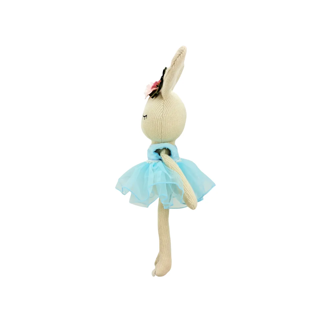 Beatrice Knitted Bunny Blue