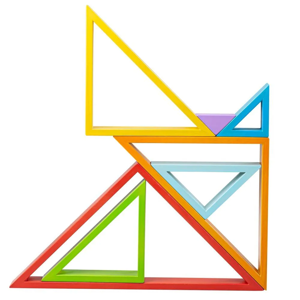 BIGJIGS - Wooden Stacking Triangles