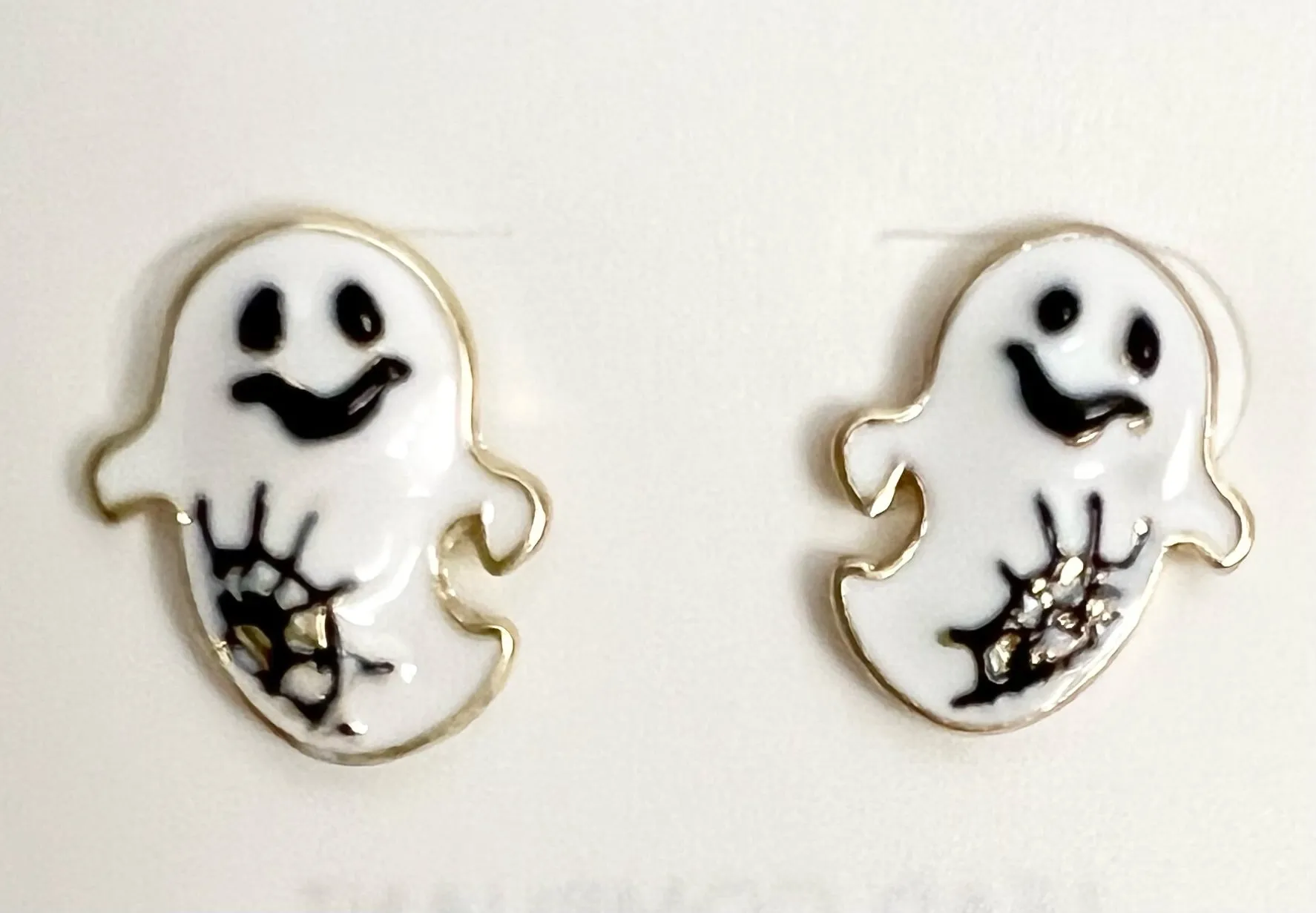 BOO-tiful Enamel Halloween Earrings