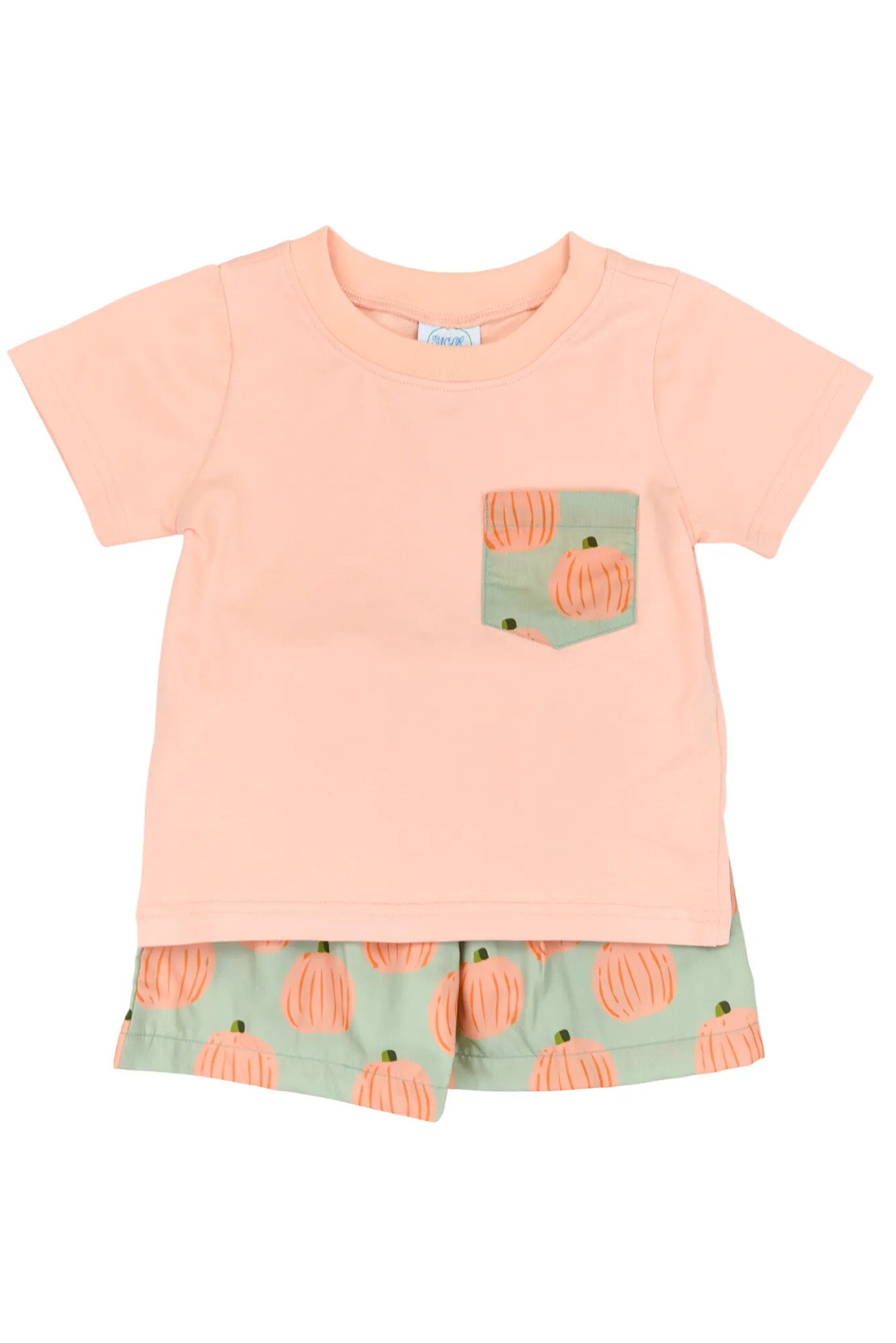 Boys Precious Pumpkins Short Set