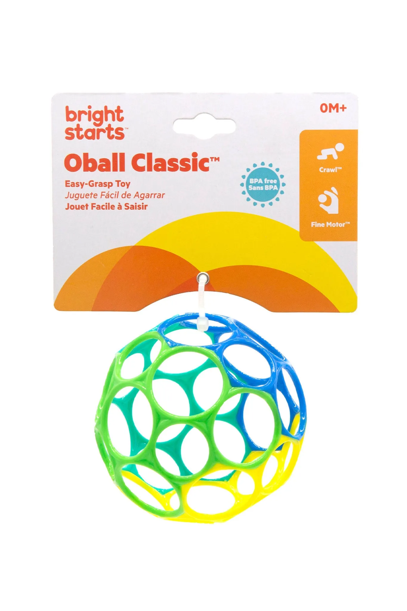 Bright Starts Oball Easy Grasp Classic Ball