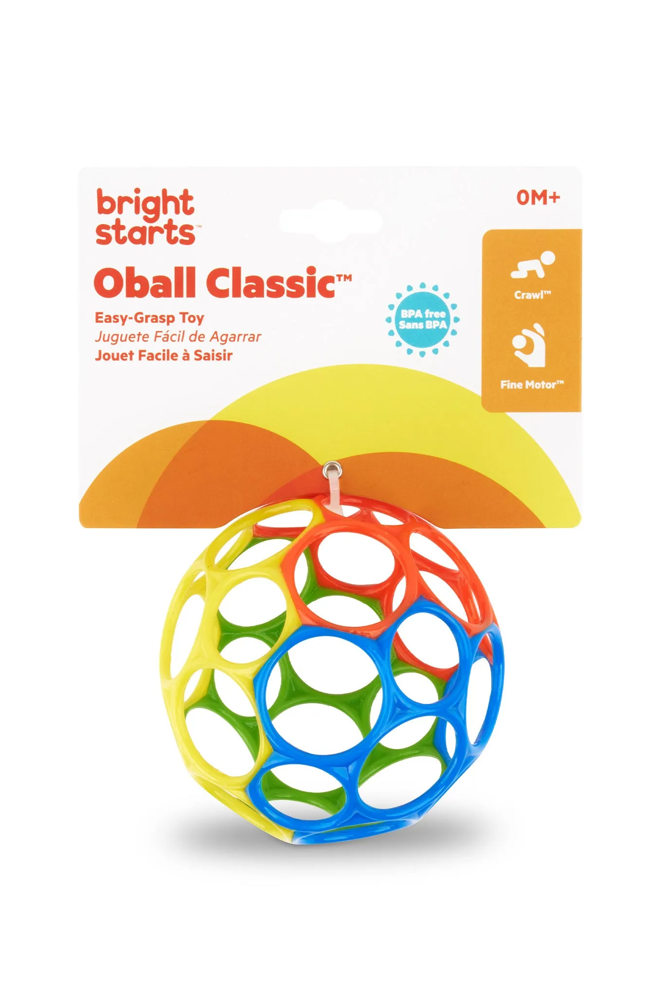 Bright Starts Oball Easy Grasp Classic Ball