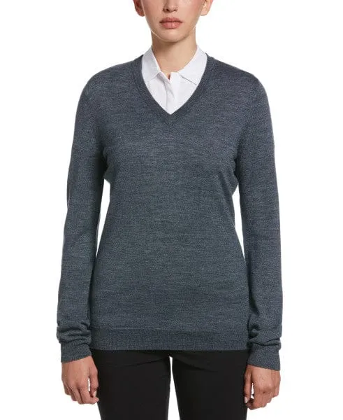 Callaway - Women's V-Neck Merino Sweater