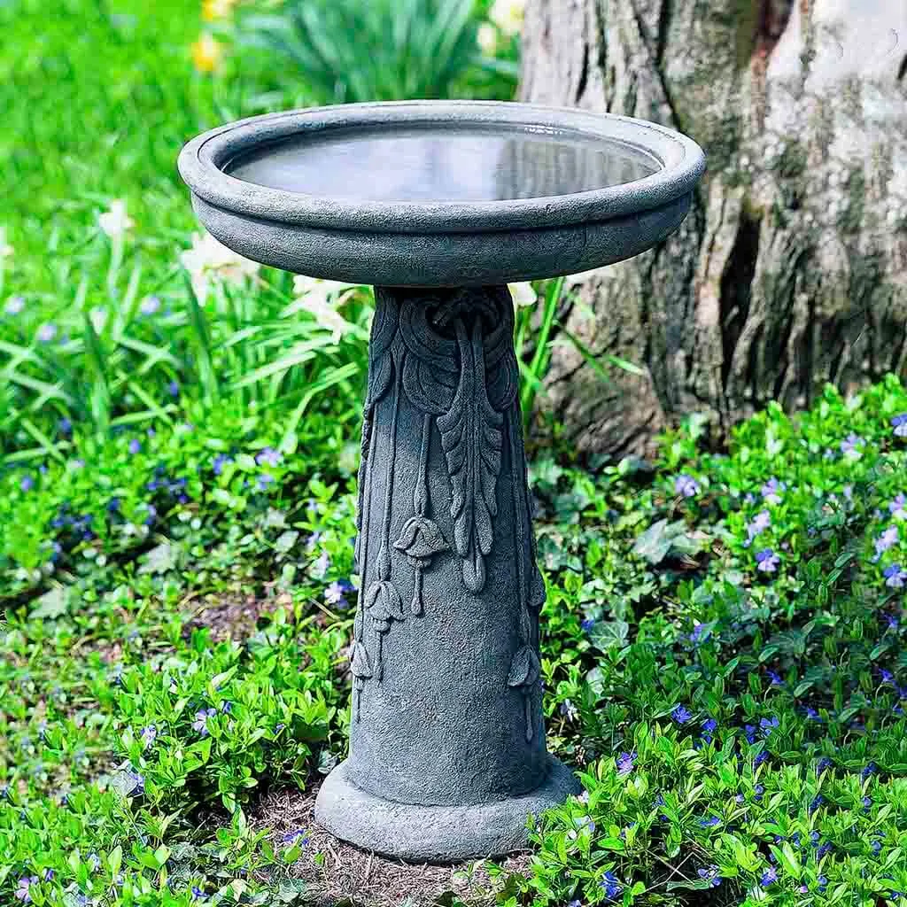 Campania International Flores Birdbath