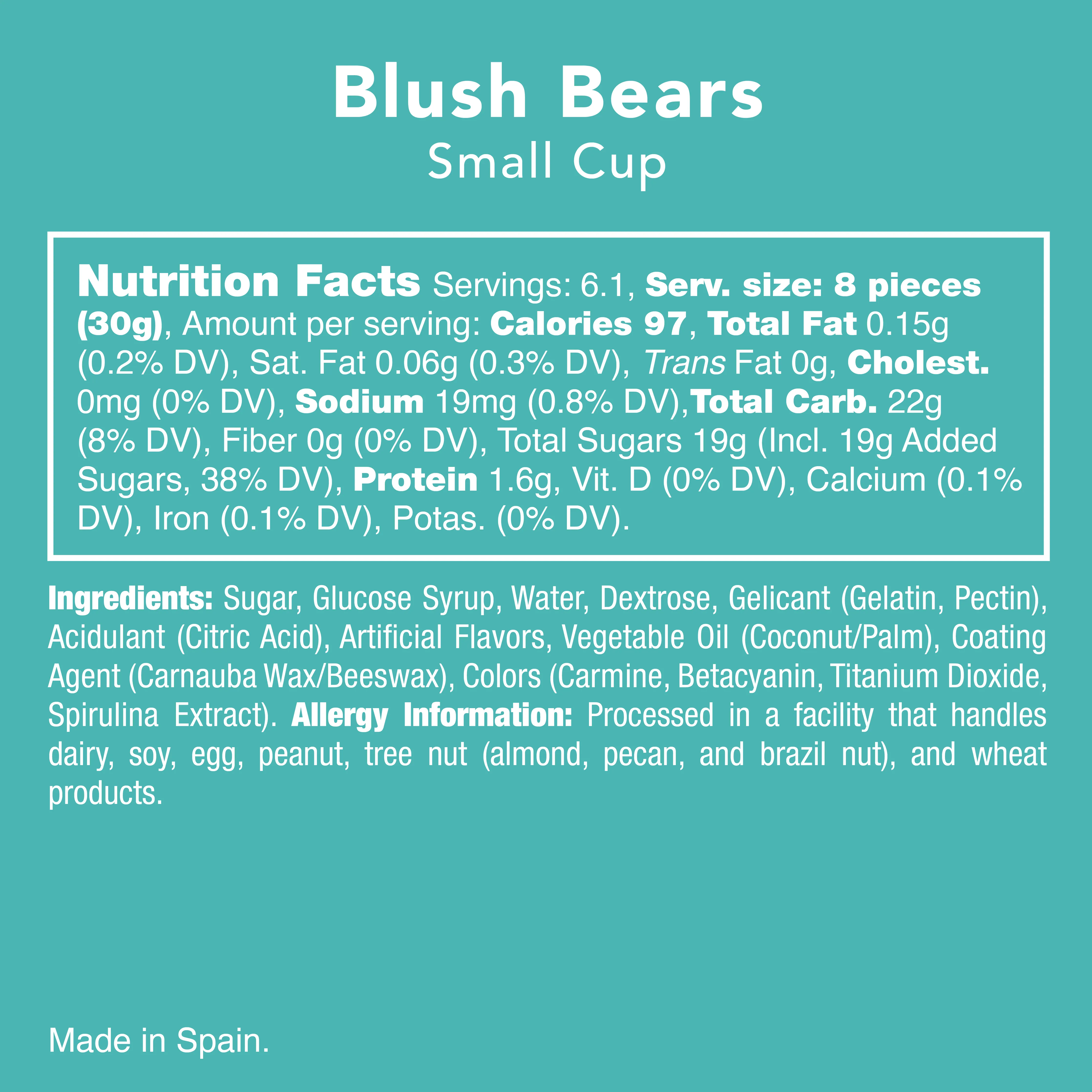 Candy Club - Blush Bears Fruit Gummies