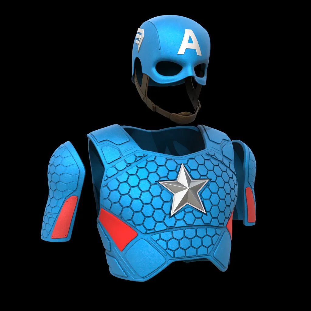 Captain America Armor STL