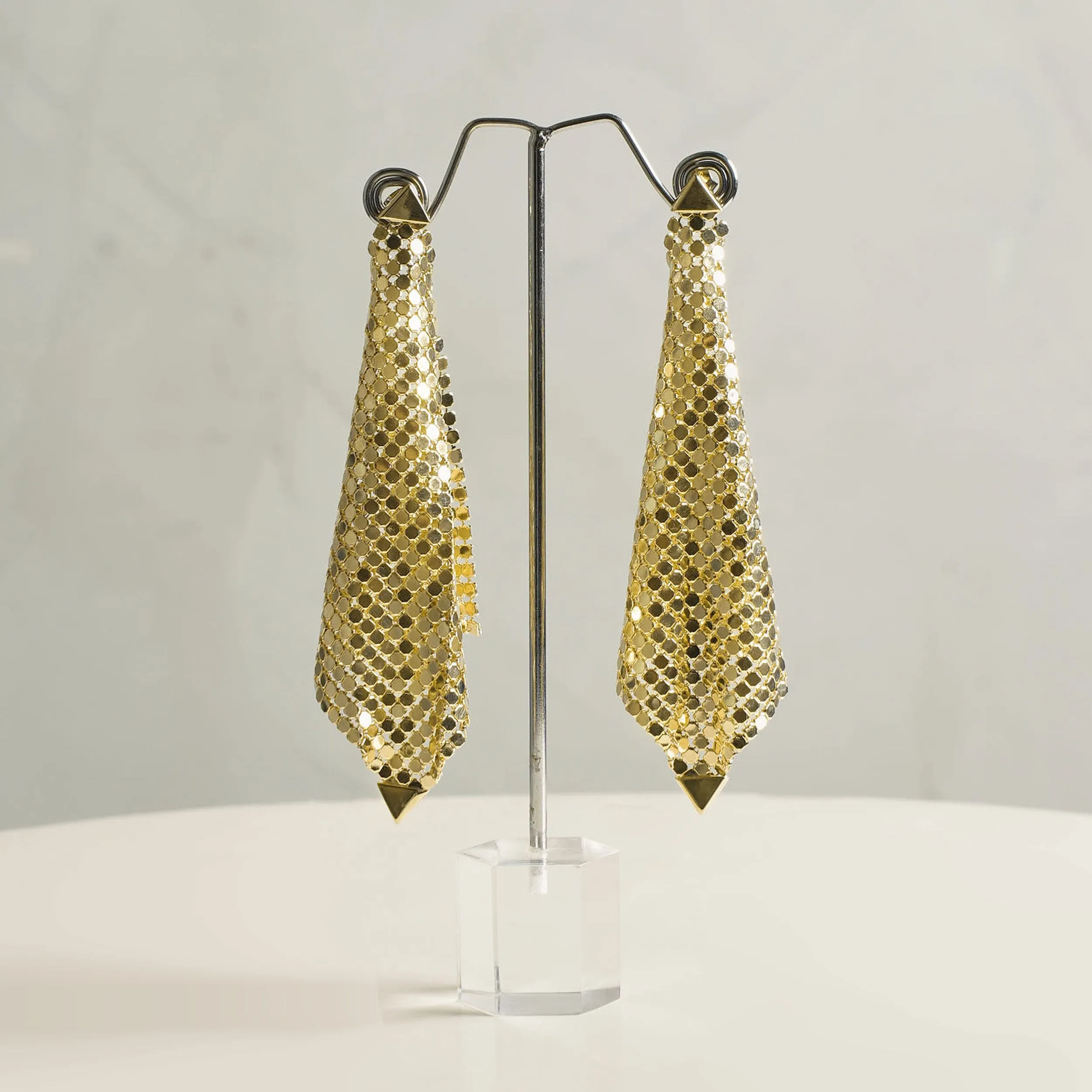 Chainmail Draped Earrings