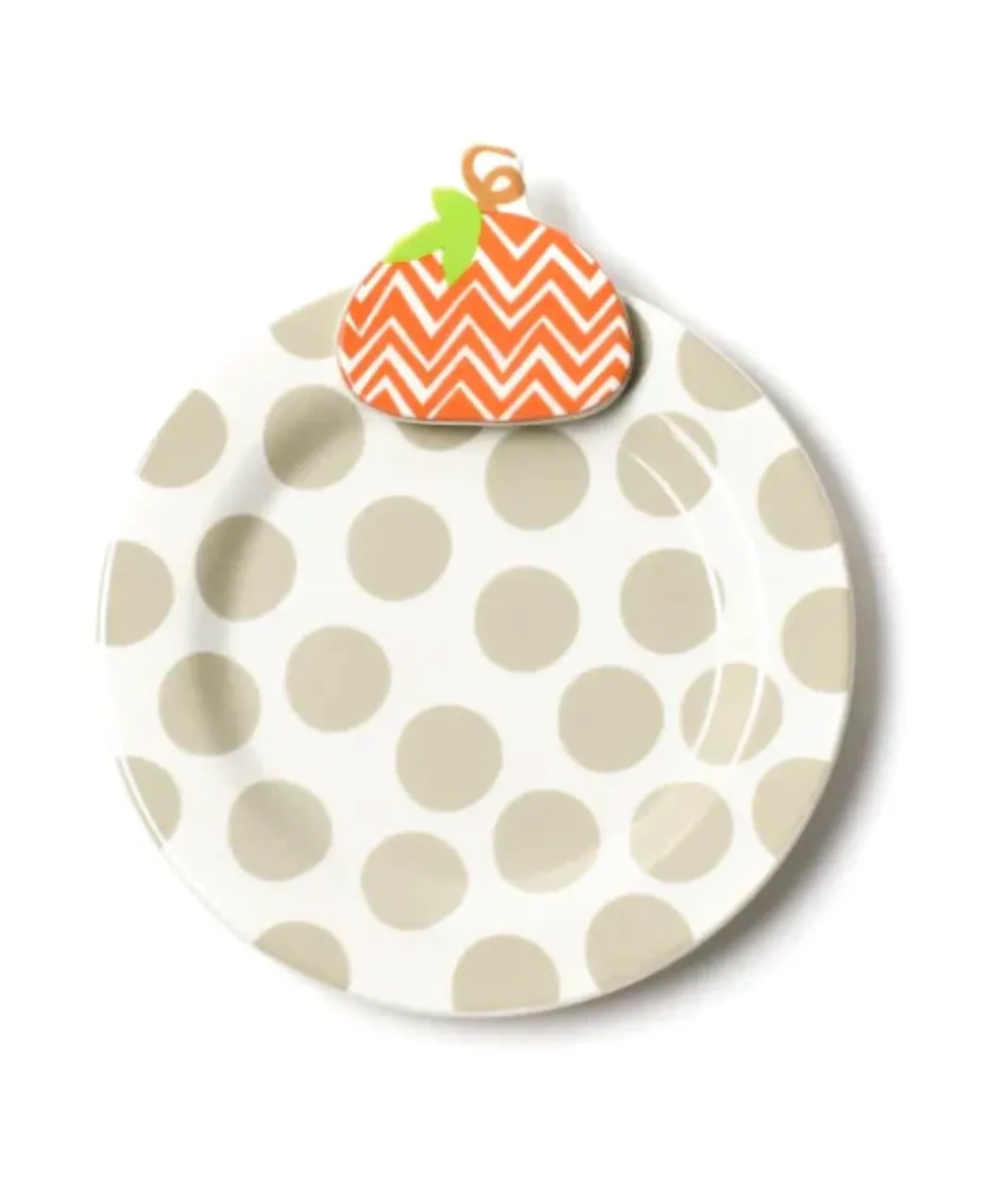 Chevron Pumpkin Embellishment Plate