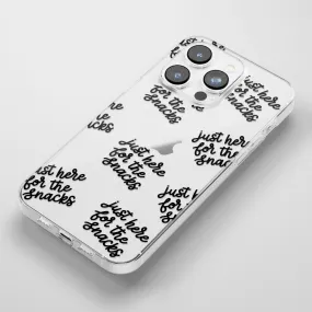 Clear Phone Case - Snacks