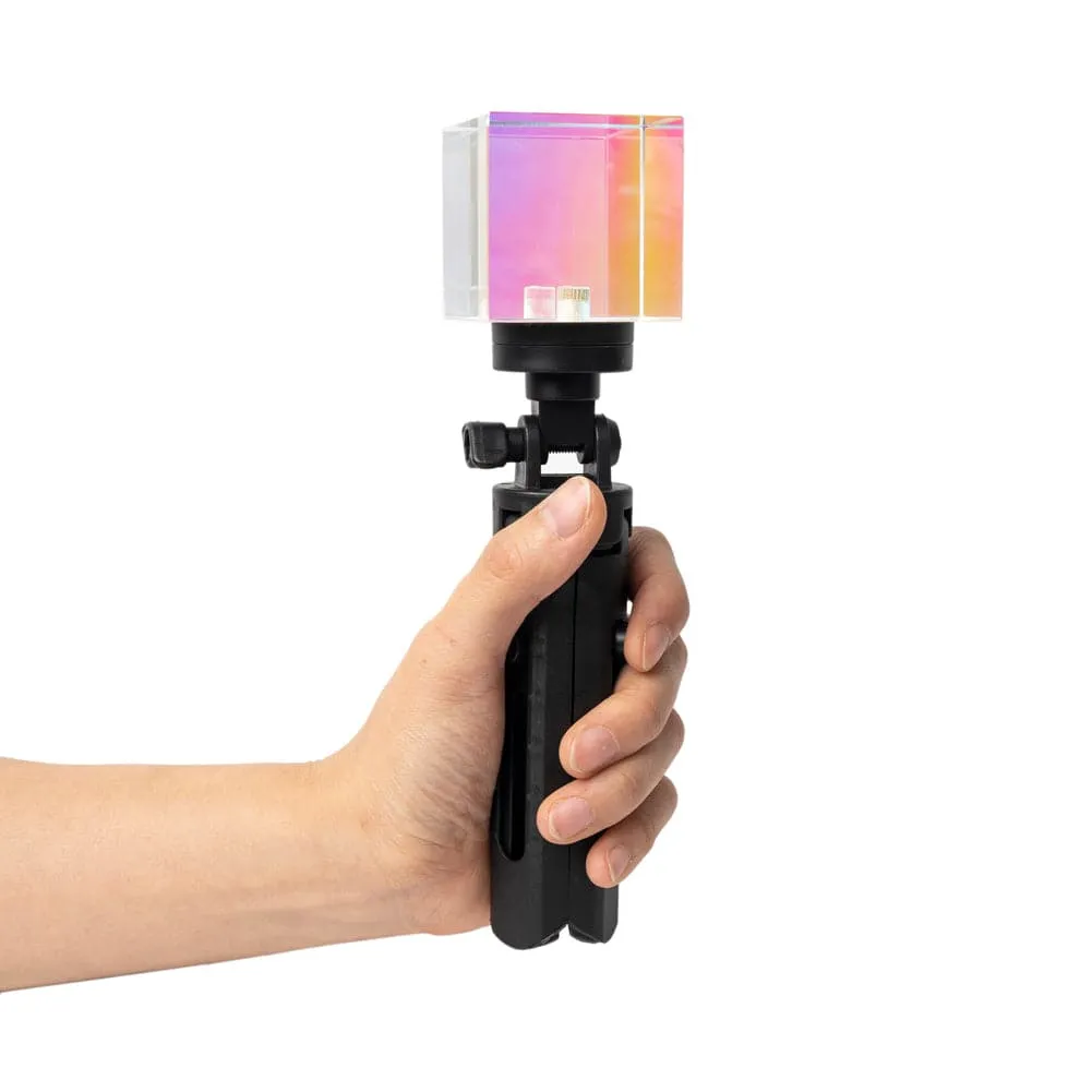 Colour Transparent Cubic Optical Prism Prop for Creative Photography - Cube