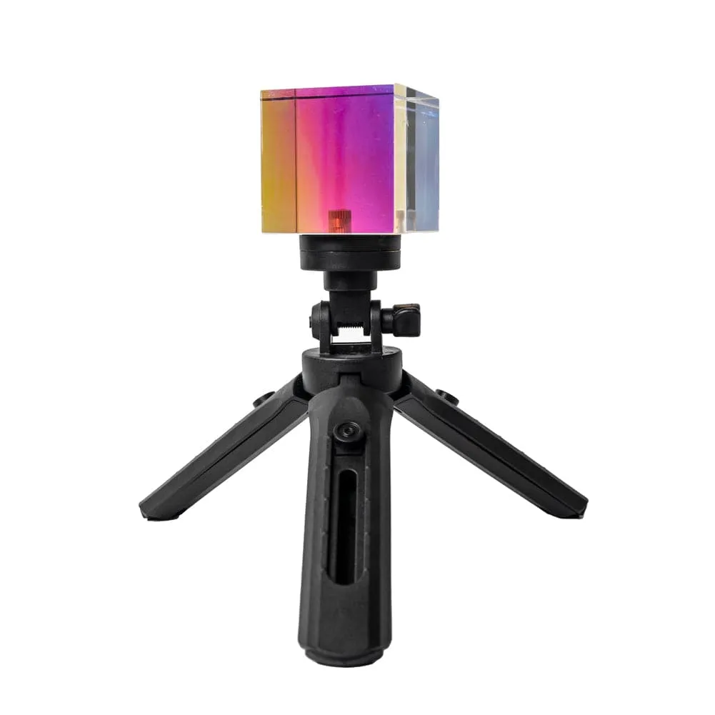 Colour Transparent Cubic Optical Prism Prop for Creative Photography - Cube