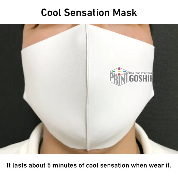 Cool Sensation Mask - One Point Logo Printing