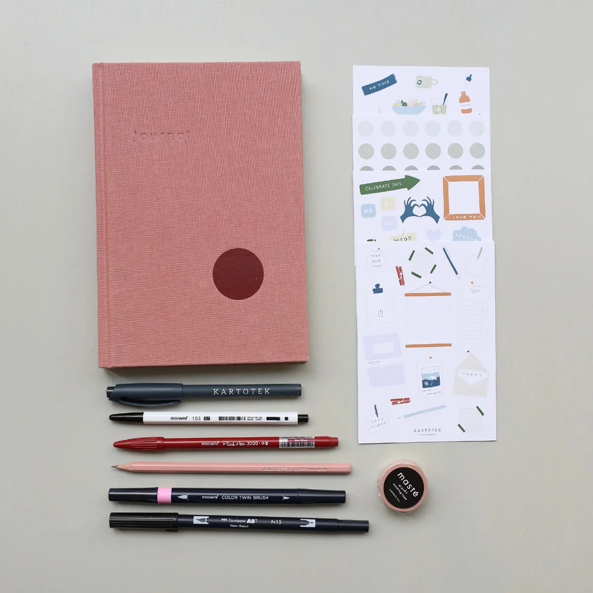 CREATIVE JOURNALING SET // ROSE