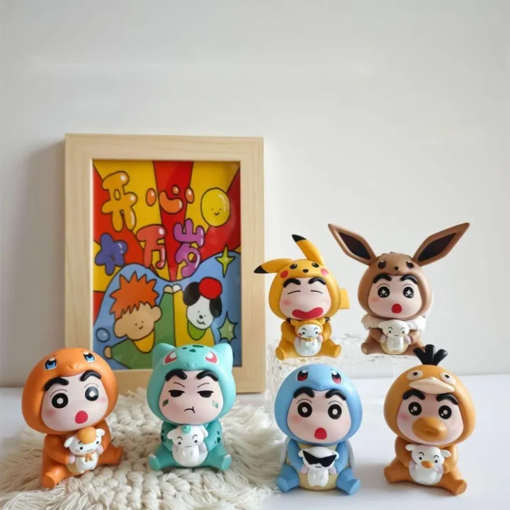 Cute Shinchan Cosplay Pokemon figures - Pokemon Version  ( Choose From the Drop Down Menu)