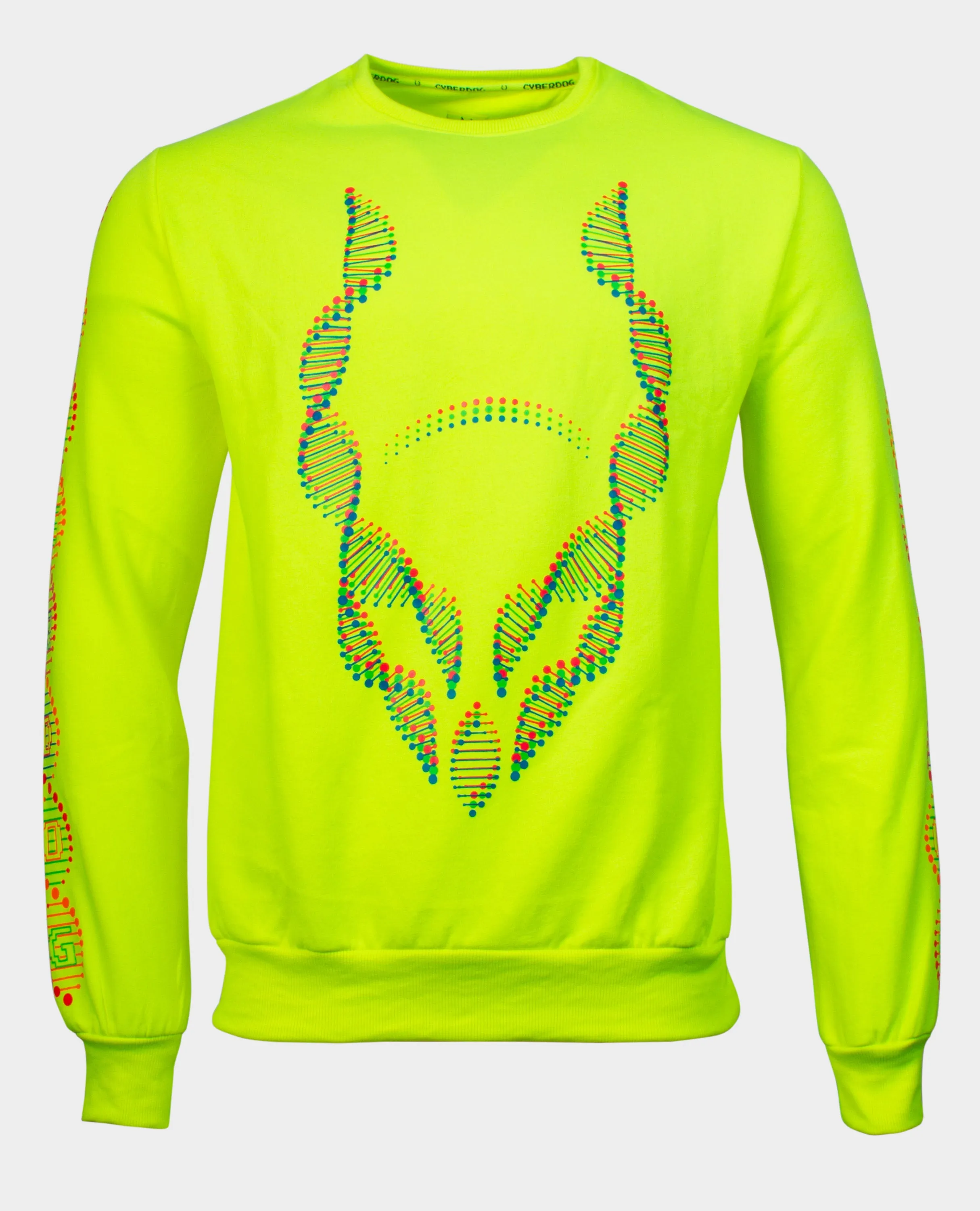 CYBERDOG MULTI NEON DNA SWEATSHIRT